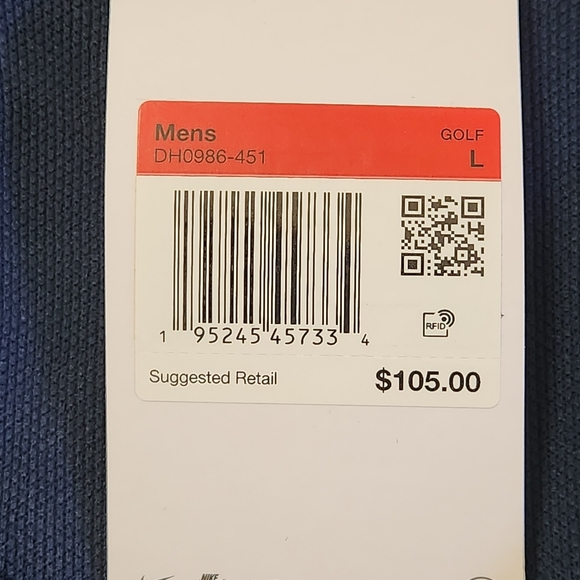 NWT Nike Golf Men's Player Half Zip Pullover PIL 2023 Open Ashen Slate Blue - Picture 8 of 10